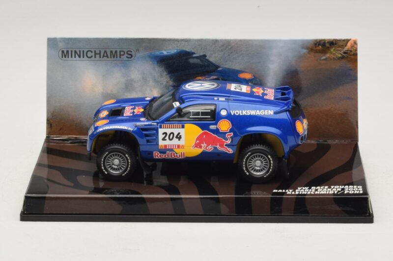 Volkswagen Race Touareg Red Bull #204 J. Kleinschmidt / F. Pons Dakar Rally 2005 Minichamps 1:43 436045304 Kovina