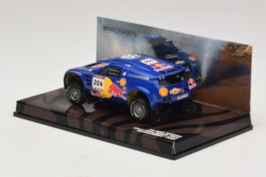 Volkswagen Race Touareg Red Bull #204 J. Kleinschmidt / F. Pons Dakar Rally 2005 Minichamps 1:43 436045304 Kovina – slika 3 od 5