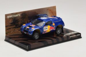 Volkswagen Race Touareg Red Bull #224 B. Saby / Stevenson Dakar Rally 2005 Minichamps 1:43 436045324 Kovina – slika 2 od 5