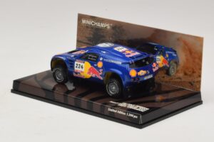Volkswagen Race Touareg Red Bull #224 B. Saby / Stevenson Dakar Rally 2005 Minichamps 1:43 436045324 Kovina – slika 3 od 5