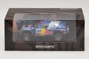 Volkswagen Race Touareg Red Bull #307 B. Saby / M. Perin Dakar Rally 2005 Minichamps 1:43 436055307 Kovina – slika 5 od 5