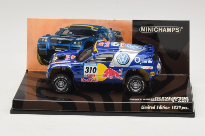 Volkswagen Race Touareg Red Bull #310 J. Kleinschmidt / F. Pons Dakar Rally 2005 Minichamps 1:43 Volkswagen Race Touareg Red Bull #310 J. Kleinschmidt / F. Pons Dakar Rally 2005 Minichamps 1:43 436055310 Kovina