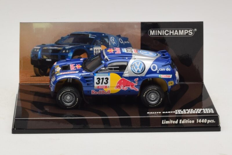Volkswagen Race Touareg Red Bull #313 J. Kankkunen / J. Repo Dakar Rally 2005 Minichamps 1:43 436055313 Kovina