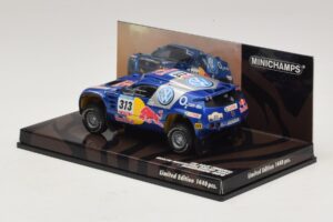 Volkswagen Race Touareg Red Bull #313 J. Kankkunen / J. Repo Dakar Rally 2005 Minichamps 1:43 436055313 Kovina – slika 3 od 5