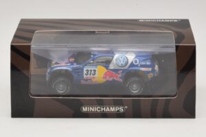 Volkswagen Race Touareg Red Bull #313 J. Kankkunen / J. Repo Dakar Rally 2005 Minichamps 1:43 436055313 Kovina – slika 5 od 5