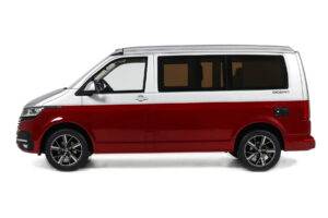 Volkswagen T6.1 California Ocean Tornado Red / Reflex Silver Otto 1:18 OT1342 Smola – slika 3 od 5