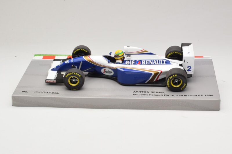 Williams FW16 Renault #2 A. Senna San Marino GP 1994 Minichamps 1:18 543941833 Kovina