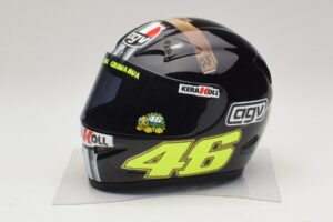 Čelada AGV V. Rossi MotoGP Jerez Test 2007 Minichamps 1:2 327070046 Kovina