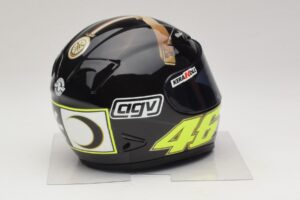 Čelada AGV V. Rossi MotoGP Jerez Test 2007 Minichamps 1:2 327070046 Kovina – slika 4 od 7