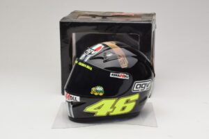 Čelada AGV V. Rossi MotoGP Jerez Test 2007 Minichamps 1:2 327070046 Kovina – slika 6 od 7