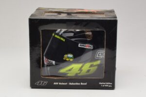 Čelada AGV V. Rossi MotoGP Jerez Test 2007 Minichamps 1:2 327070046 Kovina – slika 7 od 7