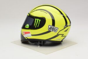 Čelada AGV V. Rossi MotoGP Valencia Test 2009 Minichamps 1:2 327100066 Diecast – slika 2 od 7