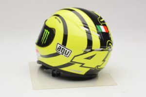 Čelada AGV V. Rossi MotoGP Valencia Test 2009 Minichamps 1:2 327100066 Diecast – slika 3 od 7