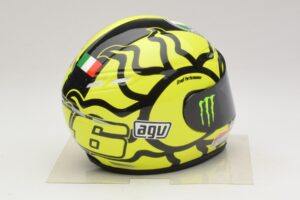 Čelada AGV V. Rossi MotoGP Valencia Test 2009 Minichamps 1:2 327100066 Diecast – slika 4 od 7