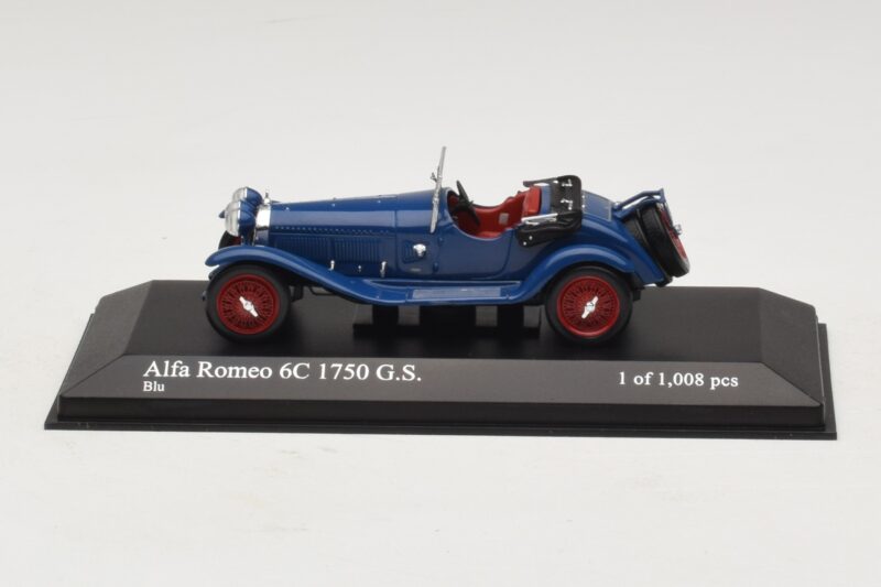 Alfa Romeo 6C 1750 G.S. Moder Minichamps 1:43 Alfa Romeo 6C 1750 G.S. Moder Minichamps 1:43 400120431 Kovina