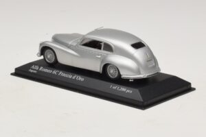 Alfa Romeo 6C 2500 Freccia d'Oro Srebrn Minichamps 1:43 400120480 Kovina – slika 3 od 5