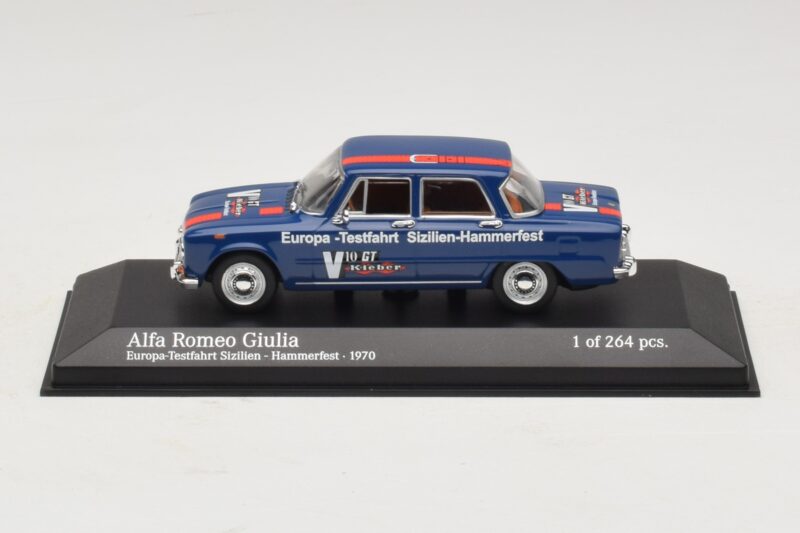 Alfa Romeo Giulia Europa-Testfahrt Sizilien-Hammerfest Minichamps 1:43 Alfa Romeo Giulia Europa-Testfahrt Sizilien-Hammerfest Minichamps 1:43 400120905 Kovina