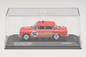 Alfa Romeo Giulia ONS Rennstreckensicherung 1973 Minichamps 1:43 400120994 Kovina – slika 4 od 5
