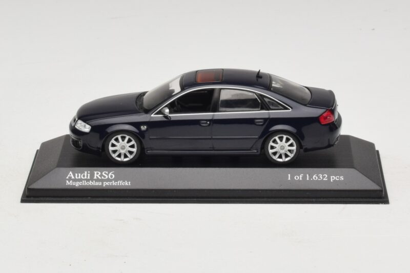 Audi RS6 C5 Modra Metalik Minichamps 1:43 400011702 Diecast