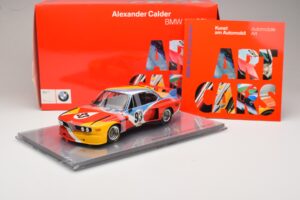BMW 3.0 CSL Art Car Alexander Calder #51 H. Poulain / S. Posey / J. Guichet 24 Hours of Le Mans 1975 Minichamps 1:18 80430150 – slika 7 od 7