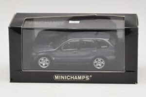 BMW X5 E53 4.4i Siva Metalik Nadomestna Škatla Minichamps 1:43 80420393166-R1 Diecast – slika 5 od 5