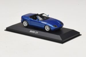 BMW Z1 E30 Modra Metalik Maxichamps 1:43 940020101 Diecast – slika 3 od 5