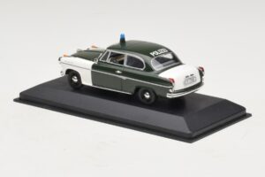 Borgward Isabella Polizei Frankfurt Minichamps 1:43 400096090 Kovina – slika 3 od 5