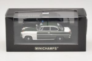 Borgward Isabella Polizei Frankfurt Minichamps 1:43 400096090 Kovina – slika 5 od 5