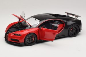 Bugatti Chiron Sport Italian Red & Carbon AUTOart 1:18 70996 Kompozit – slika 2 od 8