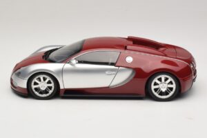 Bugatti Veyron Centenaire Edition Chrome Red Minichamps 1:18 100110851 Kovina – slika 4 od 8