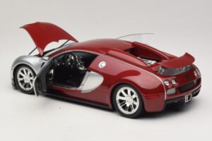 Bugatti Veyron Centenaire Edition Chrome Red Minichamps 1:18 100110851 Kovina – slika 5 od 8