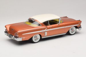 Chevrolet Bel Air Impala Coupe Bakrena & Kremna KK-Scale 1:18 KKDC181591 Kovina – slika 2 od 6