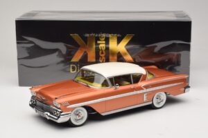 Chevrolet Bel Air Impala Coupe Bakrena & Kremna KK-Scale 1:18 KKDC181591 Kovina – slika 6 od 6