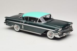 Chevrolet Bel Air Impala Coupe Temno Zelena Metalik & Zelena KK-Scale 1:18 KKDC181594 Kovina – slika 4 od 6