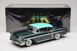 Chevrolet Bel Air Impala Coupe Temno Zelena Metalik & Zelena KK-Scale 1:18 KKDC181594 Kovina – slika 6 od 6