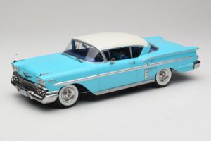 Chevrolet Bel Air Impala Coupe Turkizna & Kremna KK-Scale 1:18 KKDC181593 Kovina