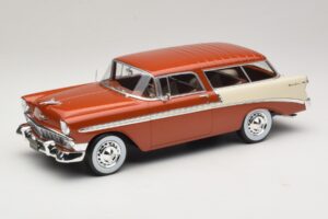 Chevrolet Bel Air Nomad Rjava Metalik & Kremna KK-Scale 1:18 KKDC181294 Kovina