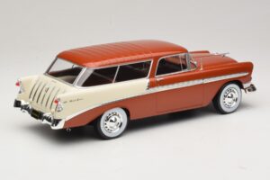 Chevrolet Bel Air Nomad Rjava Metalik & Kremna KK-Scale 1:18 KKDC181294 Kovina – slika 2 od 6
