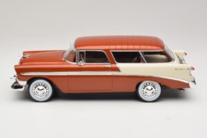Chevrolet Bel Air Nomad Rjava Metalik & Kremna KK-Scale 1:18 KKDC181294 Kovina – slika 3 od 6
