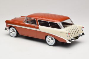 Chevrolet Bel Air Nomad Rjava Metalik & Kremna KK-Scale 1:18 KKDC181294 Kovina – slika 5 od 6