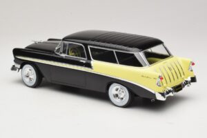 Chevrolet Bel Air Nomad Custom Črn & Svetlo Rumena KK-Scale 1:18 KKDC181293 Kovina – slika 5 od 6