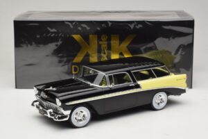 Chevrolet Bel Air Nomad Custom Črn & Svetlo Rumena KK-Scale 1:18 KKDC181293 Kovina – slika 6 od 6