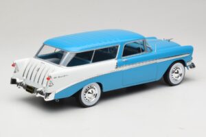 Chevrolet Bel Air Nomad Turkizna & Bel KK-Scale 1:18 KKDC181292 Kovina – slika 2 od 6