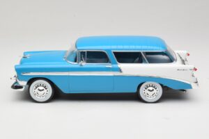 Chevrolet Bel Air Nomad Turkizna & Bel KK-Scale 1:18 KKDC181292 Kovina – slika 3 od 6