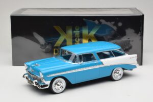 Chevrolet Bel Air Nomad Turkizna & Bel KK-Scale 1:18 KKDC181292 Kovina – slika 6 od 6