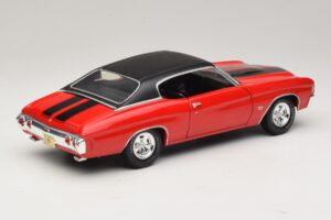 Chevrolet Chevelle SS454 Rdeč Maisto 1:18 31890-P1 Kovina – slika 3 od 8