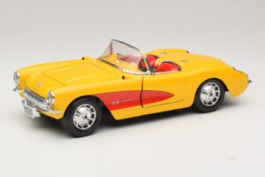 Chevrolet Corvette C1 Kabriolet Rumen Rdeč Bburago 1:18 3034-M2 Kovina