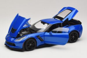 Chevrolet Corvette C7 Z06 Laguna Blue Tintcoat AUTOart 1:18 71265 Kompozit – slika 2 od 8