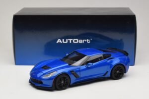 Chevrolet Corvette C7 Z06 Laguna Blue Tintcoat AUTOart 1:18 71265 Kompozit – slika 8 od 8
