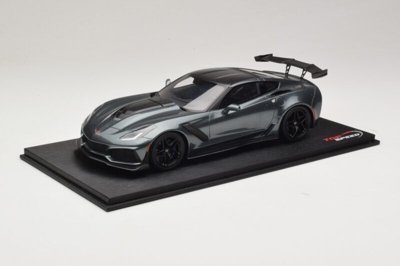 Chevrolet Corvette C7 ZR-1 Shadow Grey Metallic TopSpeed 1:18 TS0148 Smola